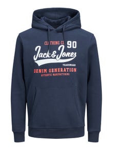 Jack & Jones Z logo Bluza z kapturem -Navy Blazer - 12210824