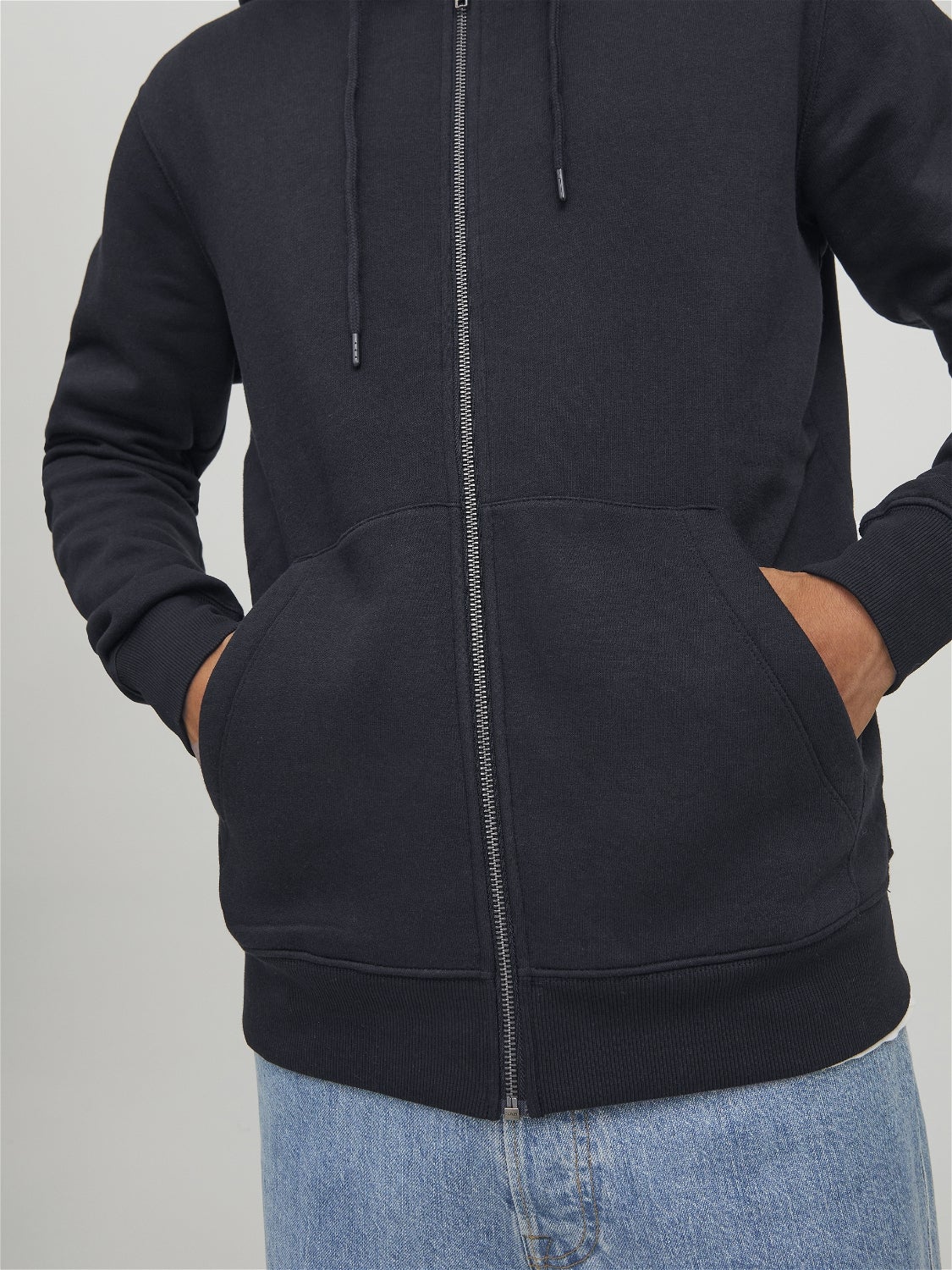 Fashion jack and jones zip up hoodie