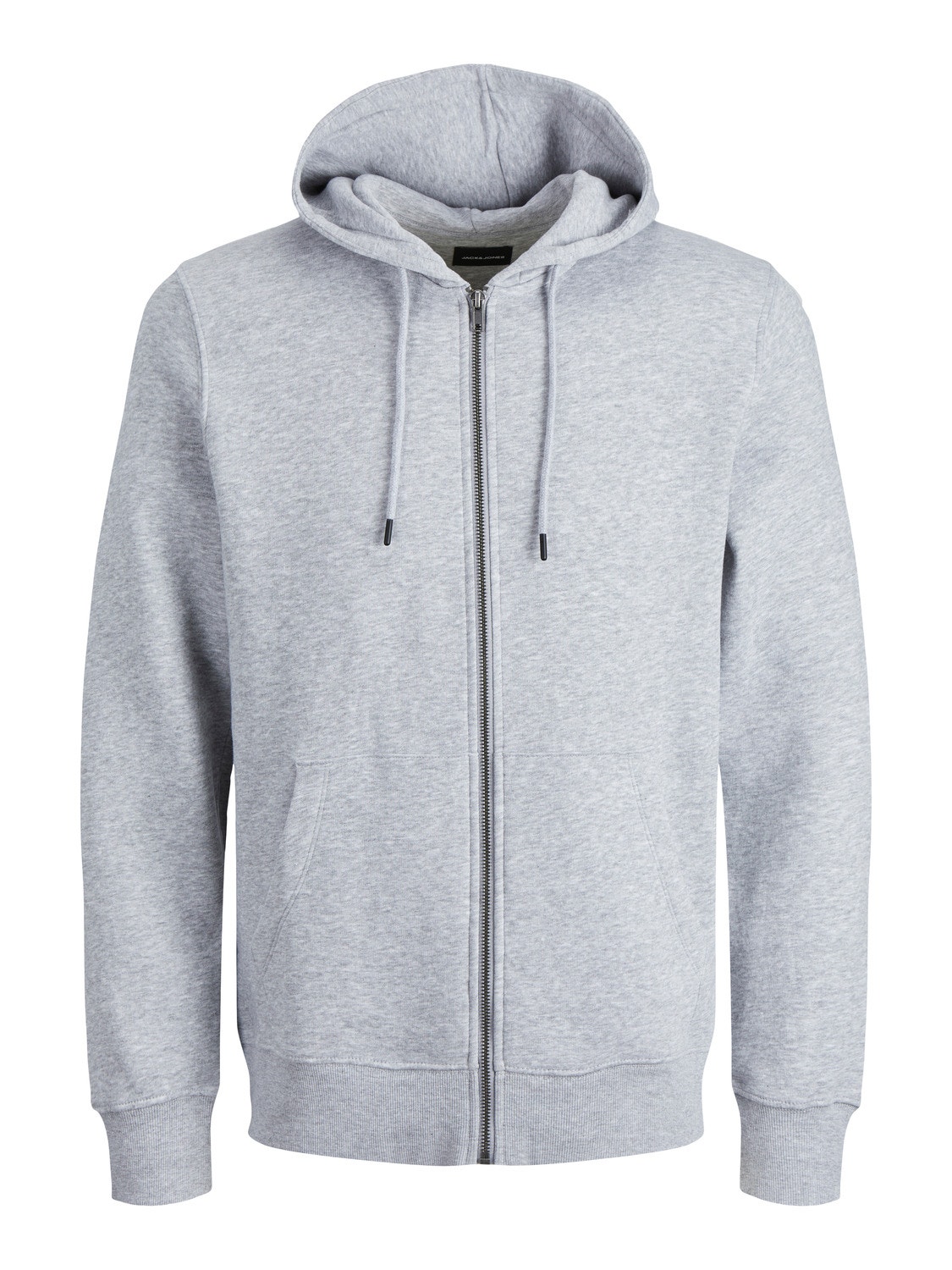 Plain Zip hoodie | Light Grey | Jack & Jones®