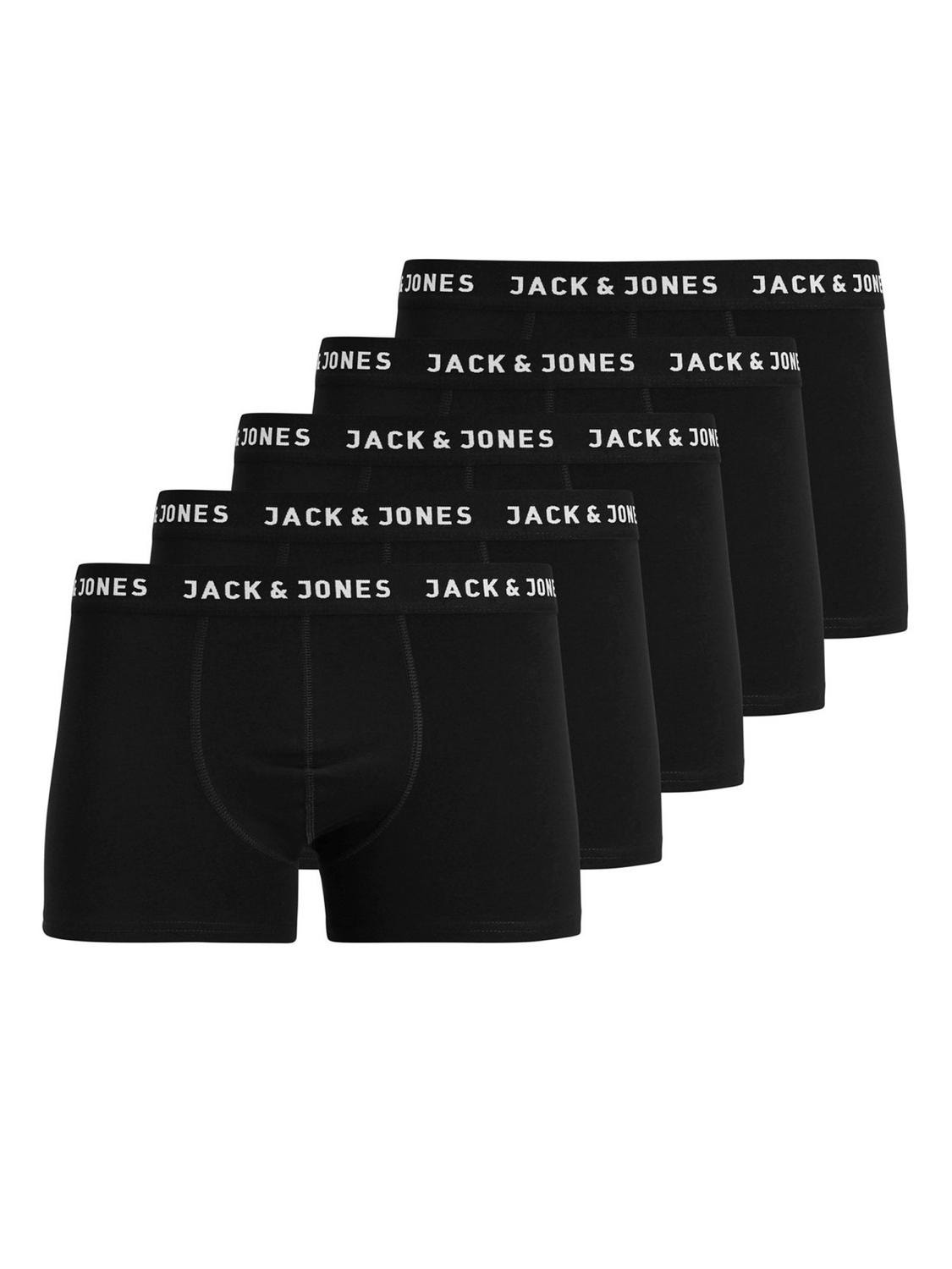 Jack & Jones 5-pack Boxershorts Voor jongens -Black - 12210878