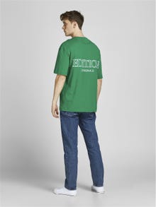 Jack & Jones Trykket tekst O-hals T-skjorte -Lush Medow - 12210917