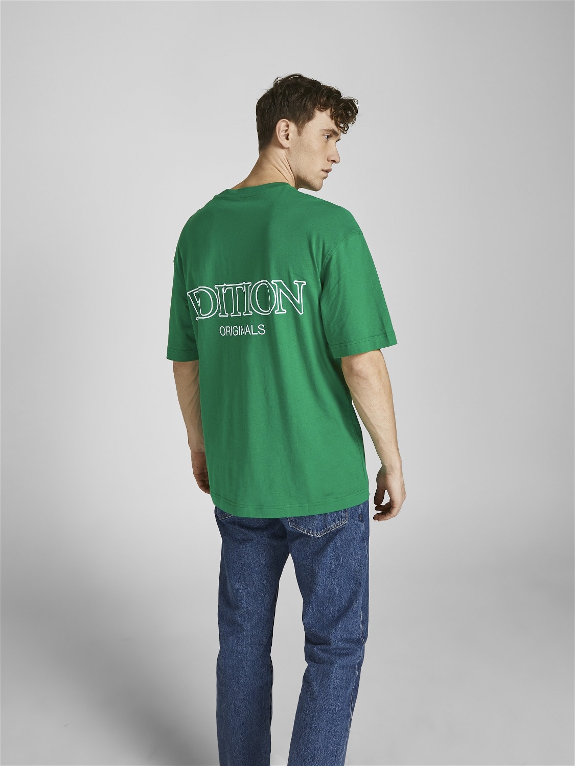 Jack & Jones T-shirt Texte Col rond -Lush Medow - 12210917