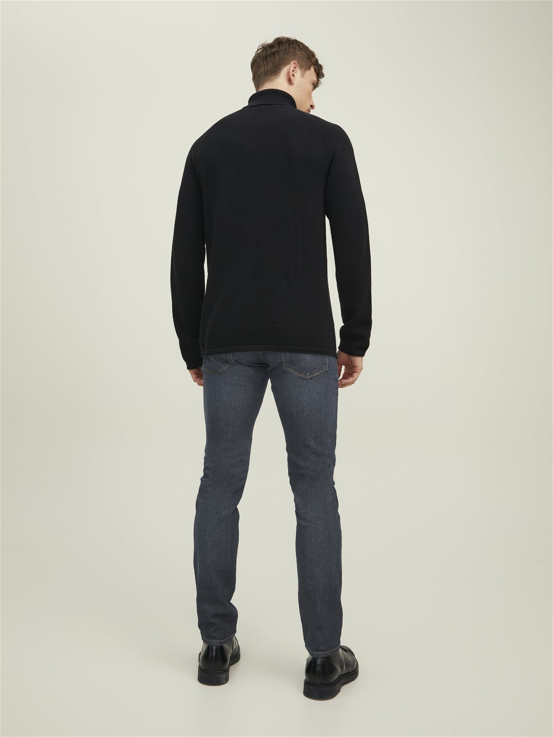 Plain Turtleneck | Black | Jack & Jones®