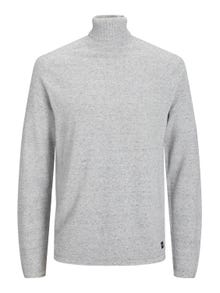 Jack & Jones Vanlig Rulleskjorte -Light Grey Melange - 12210931