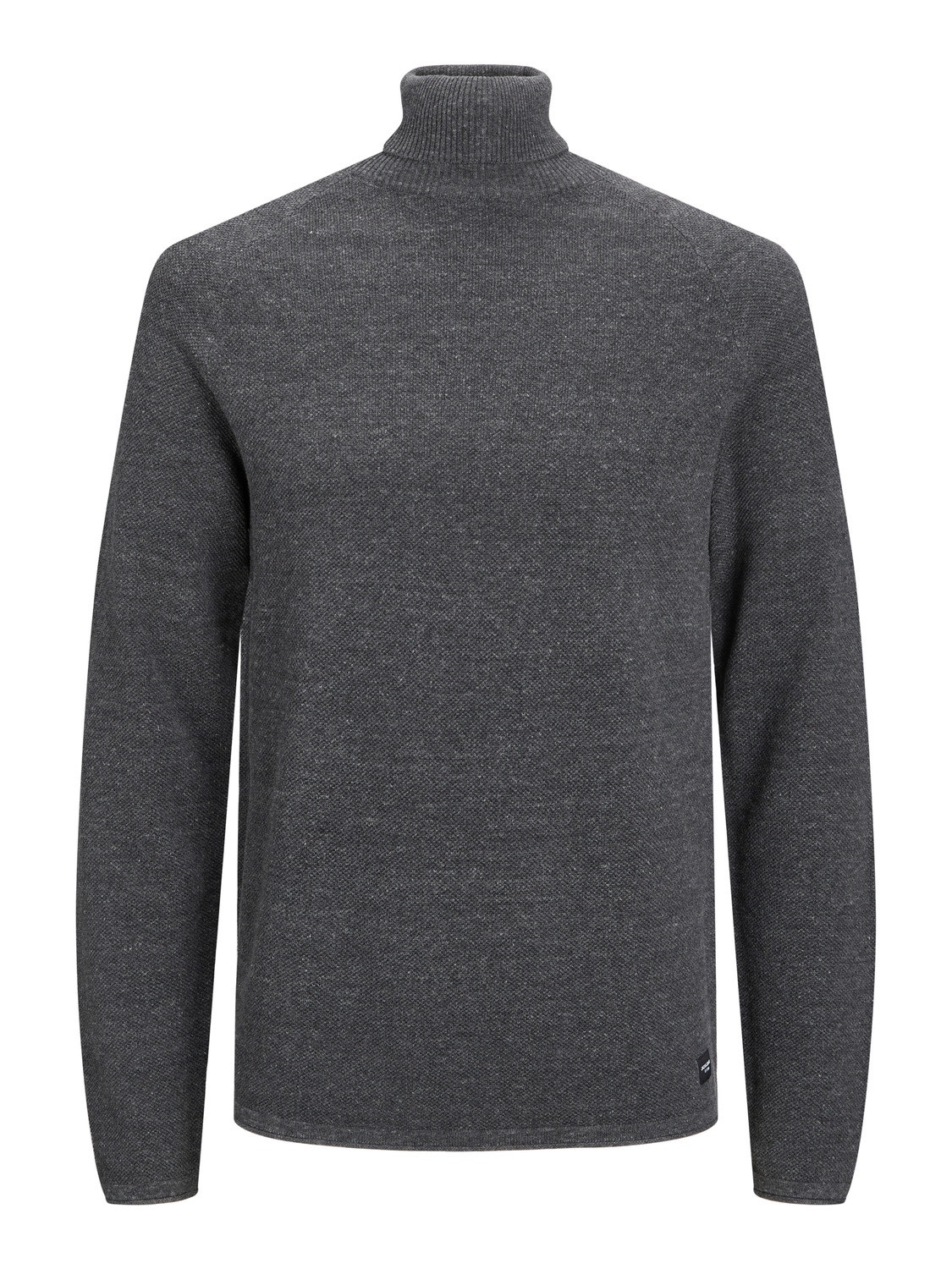 Jack & Jones Plain Turtleneck -Dark Grey Melange - 12210931