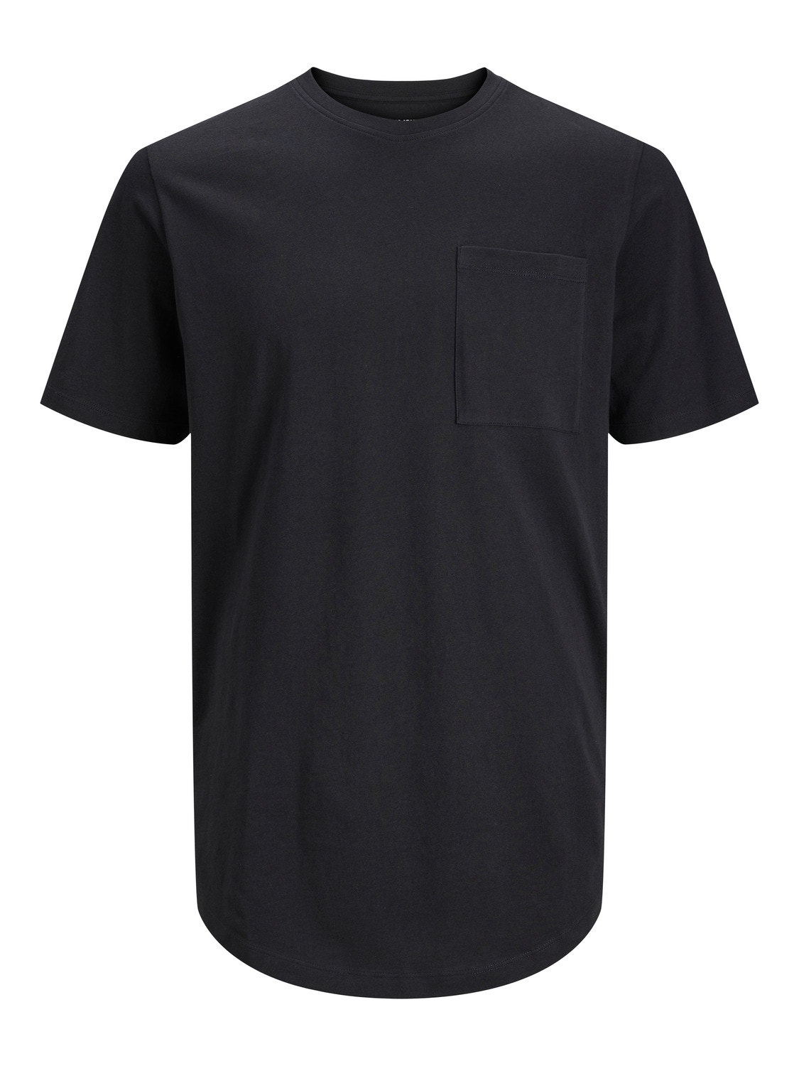 Jack & Jones Ensfarvet Crew neck T-shirt -Black - 12210945