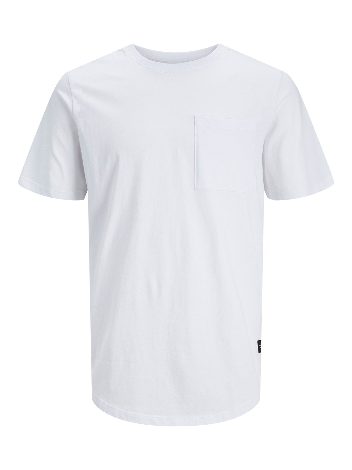Jack & Jones Plain Crew neck T-shirt -White - 12210945