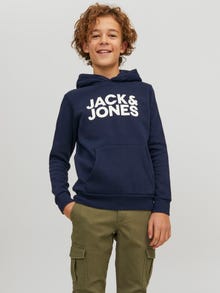 Jack & Jones Poikien 2-pakkainen Logo Huppari -Black - 12210980