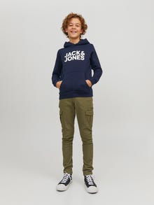 Jack & Jones 2-pack Logo Hoodie For boys -Black - 12210980