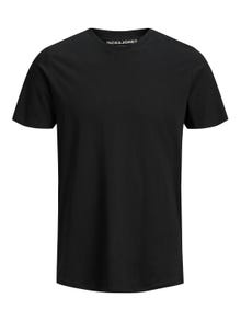Jack & Jones 3-pack Plain T-shirt For boys -Black - 12210989