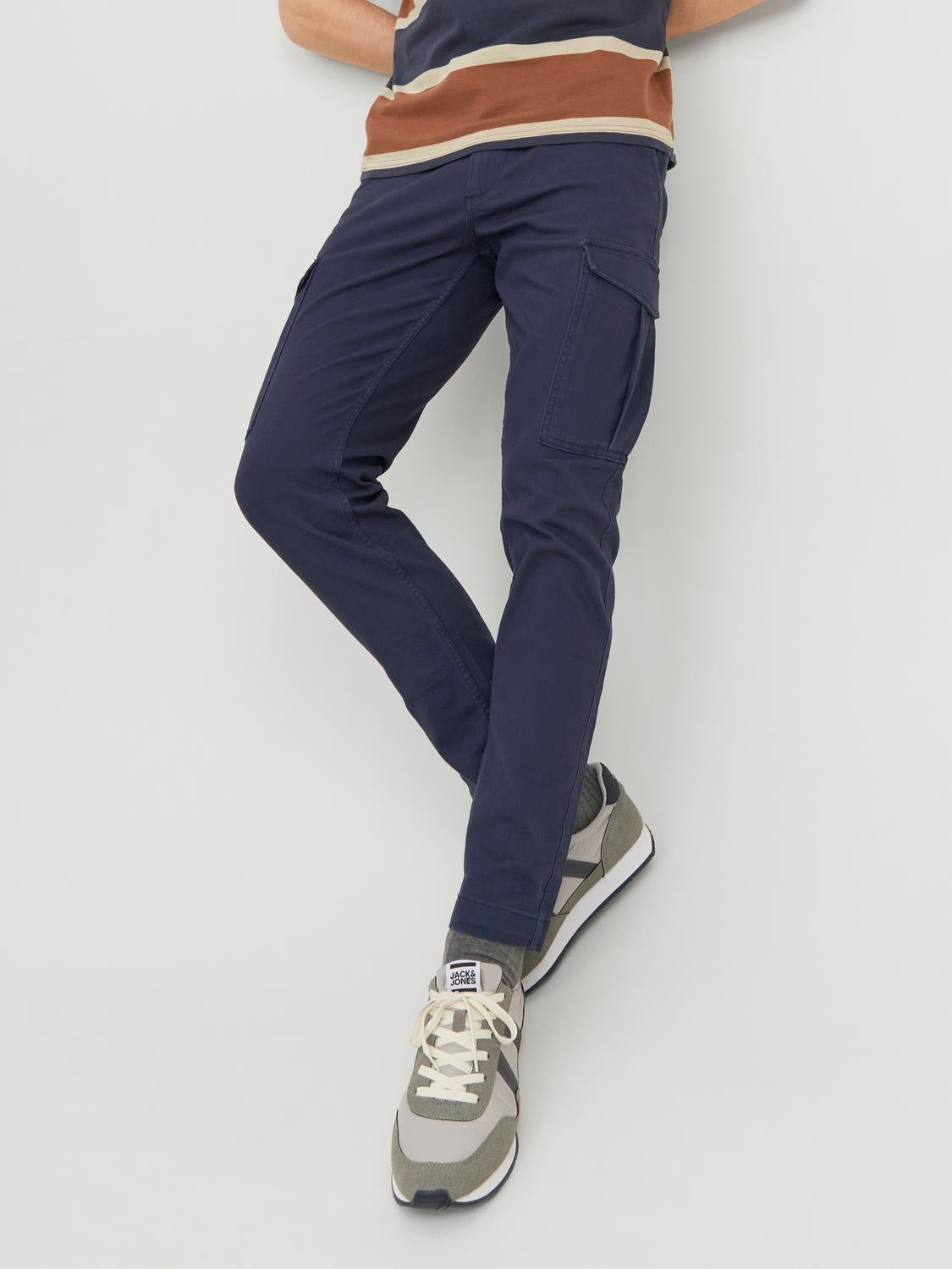 2-pack Slim Fit Cargo trousers | Dark Blue | Jack & Jones®