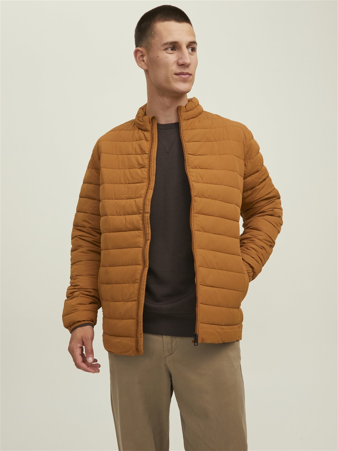 Jack & Jones Puffer jacket -Rubber - 12211129