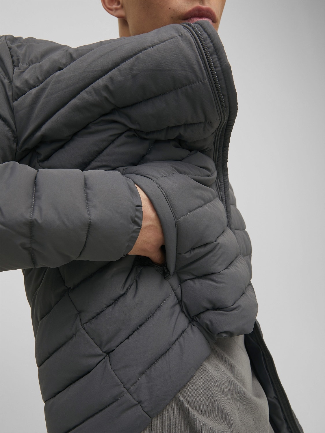 Jack & Jones Puffer jacket -Asphalt - 12211129