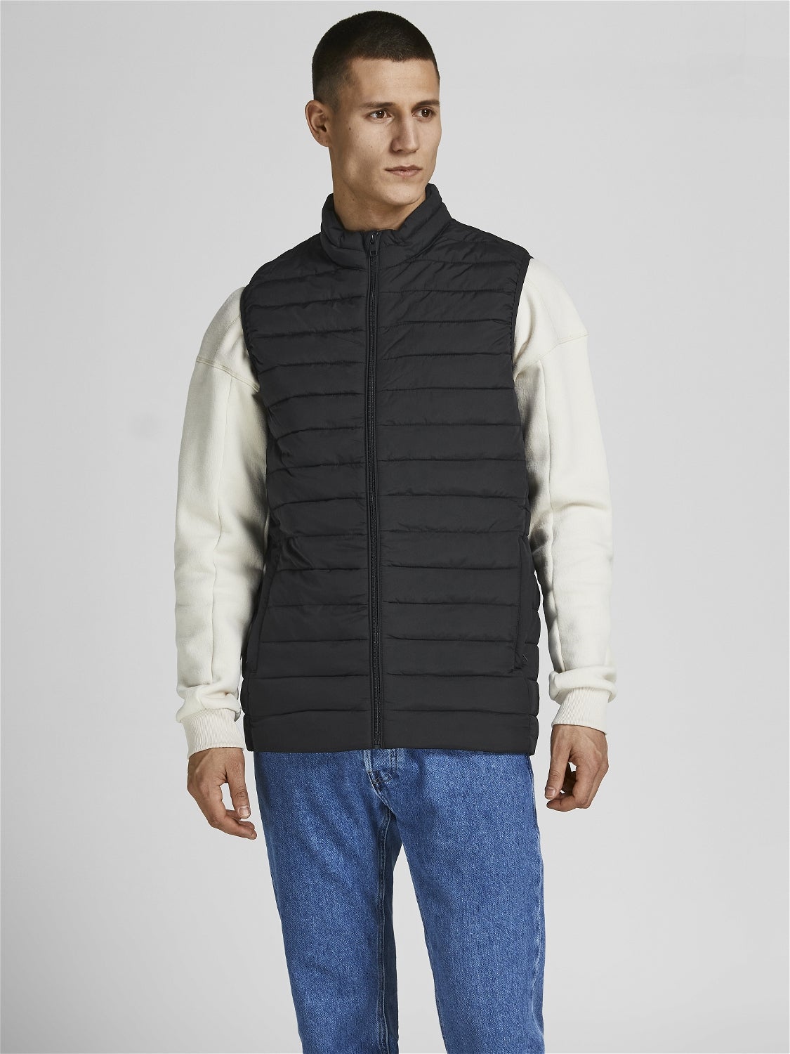 Puffer gilet Black Jack Jones