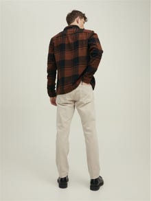 Jack & Jones Comfort Fit Permatomi marškiniai -Cinnamon - 12211401