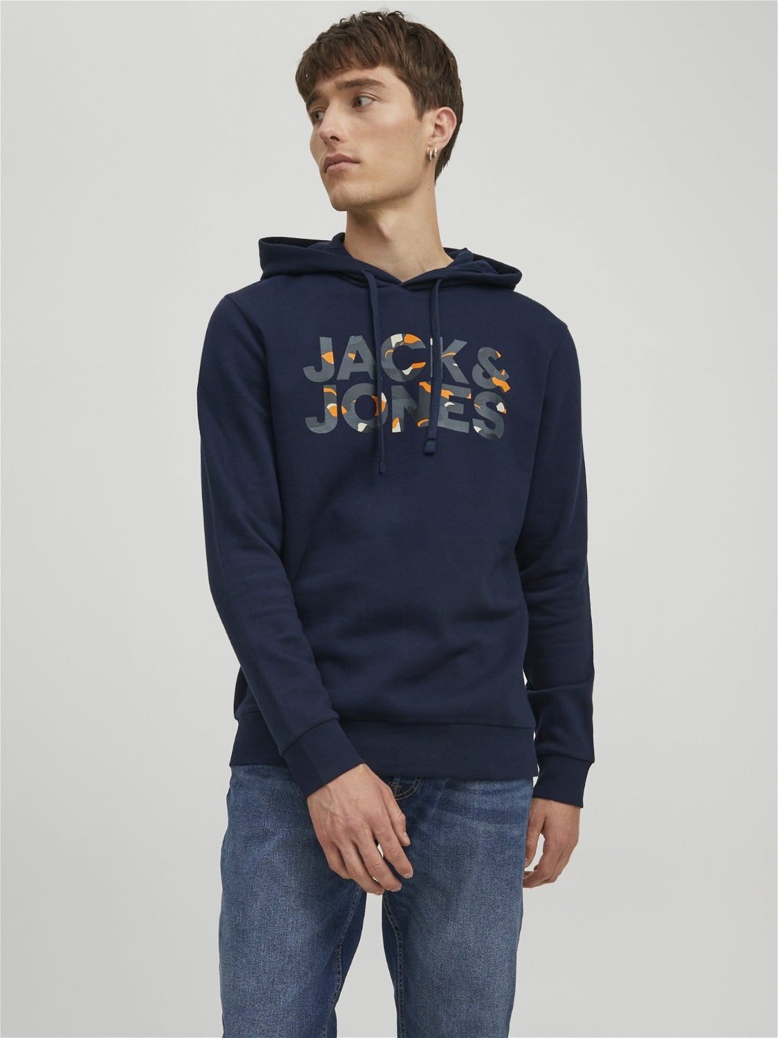 Jack & Jones sweatshirt HERREN Pullovers & Sweatshirts Hoodie Dunkelblau M Rabatt 58 % 