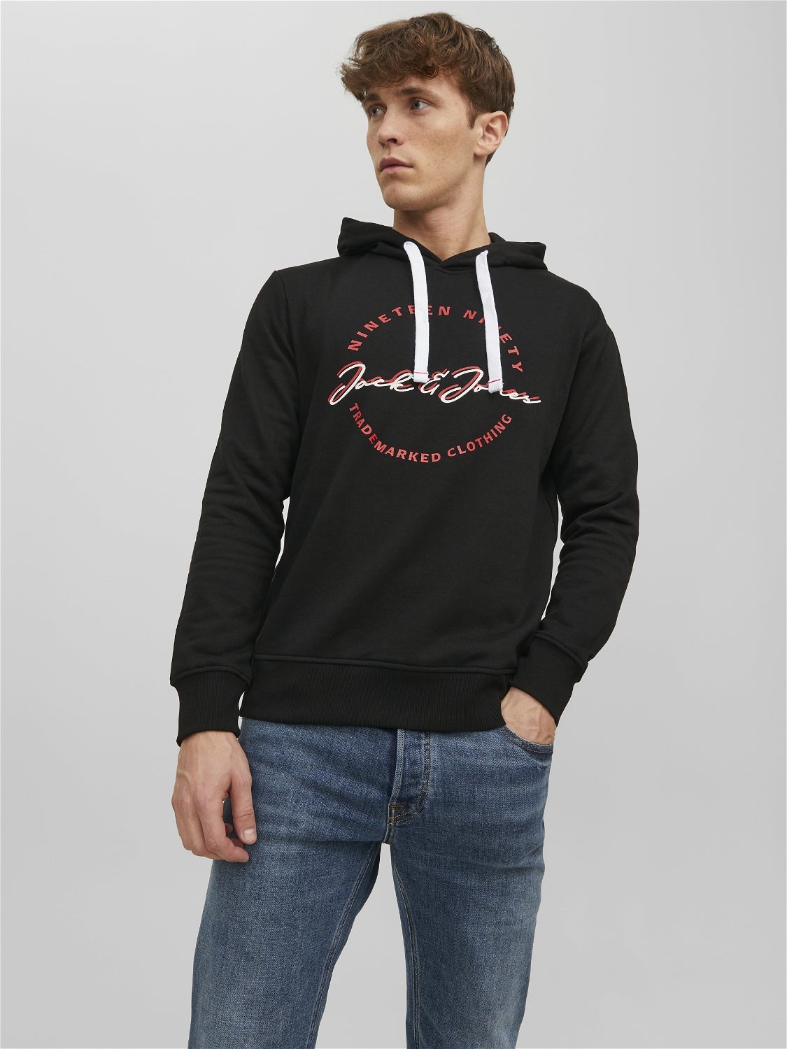 Red L Jack & Jones sweatshirt MEN FASHION Jumpers & Sweatshirts Hoodie discount 56% 