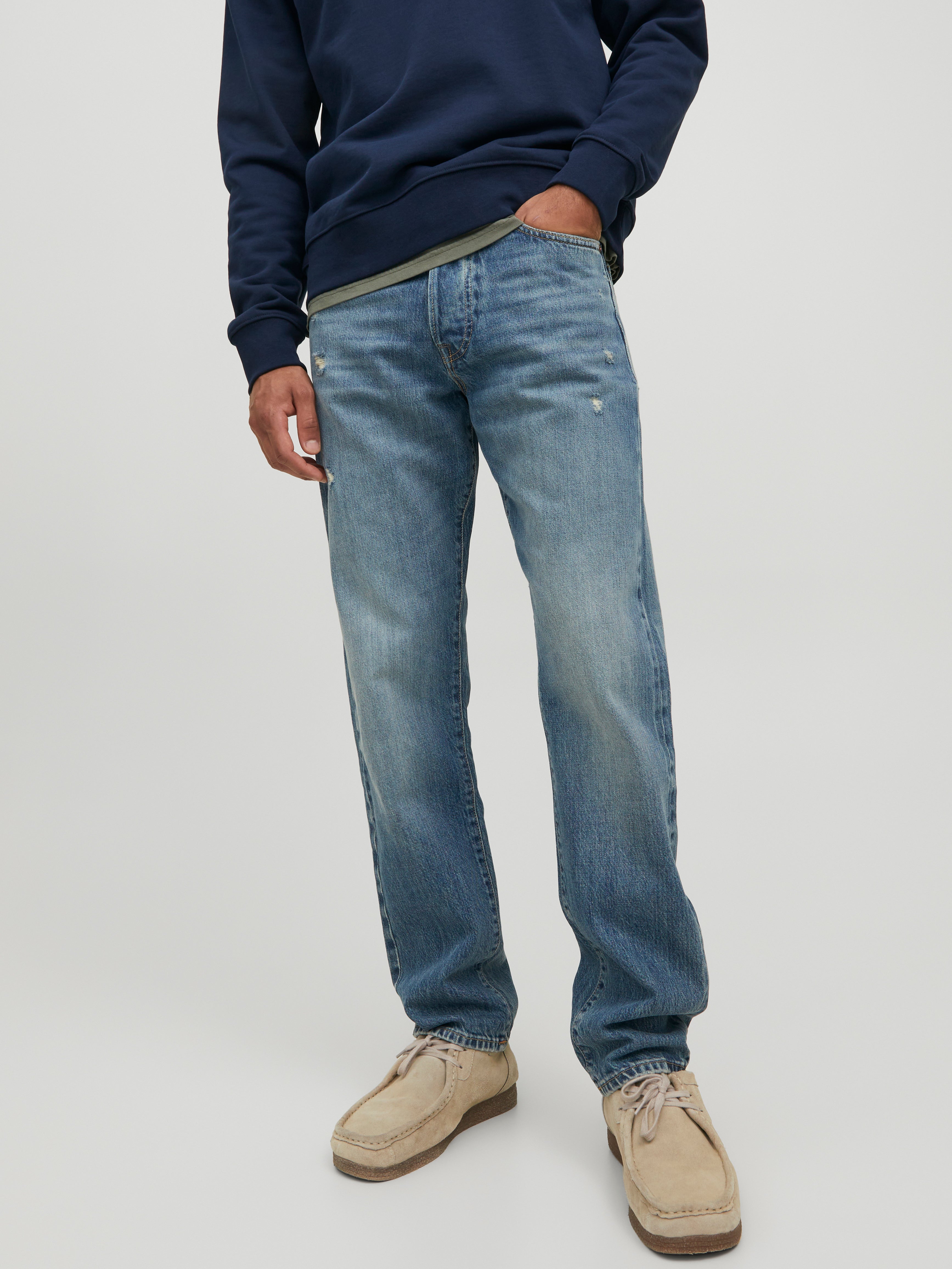 Mens Clothing Jeans Relaxed and loose-fit jeans Jack & Jones Denim Pants in Blue for Men Save 13% 
