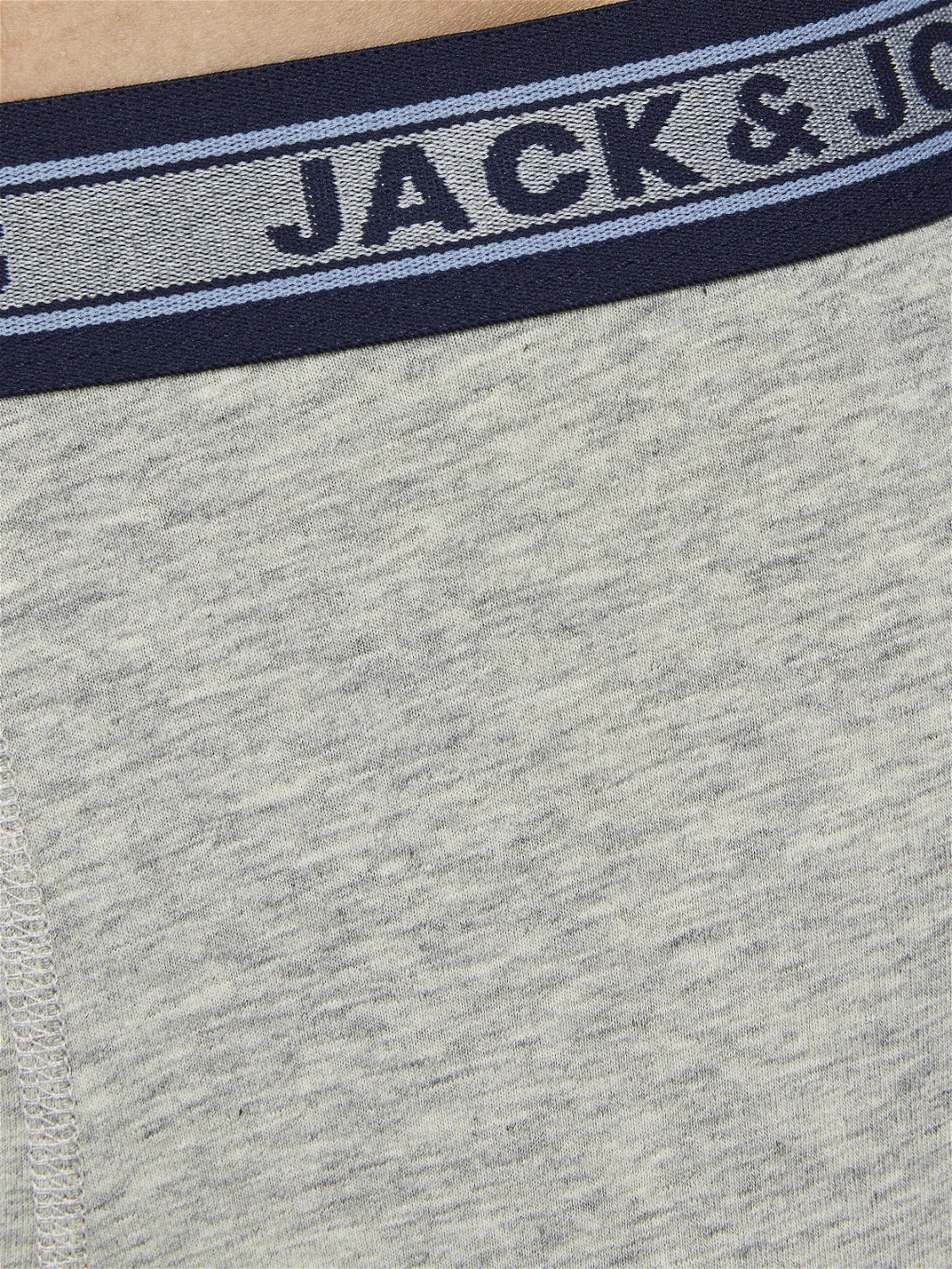 Jack & Jones Plus Size 5-pak Bokserki -Dark Grey Melange - 12211701