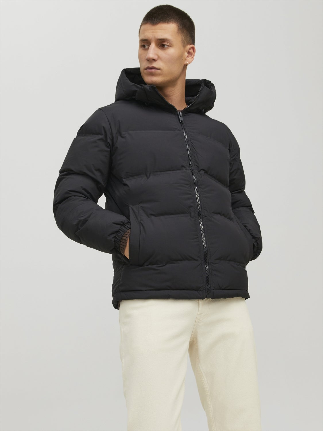 Zedocha Nature Puffer jacket MEN FASHION Coats Basic Navy Blue XXL discount 95% 