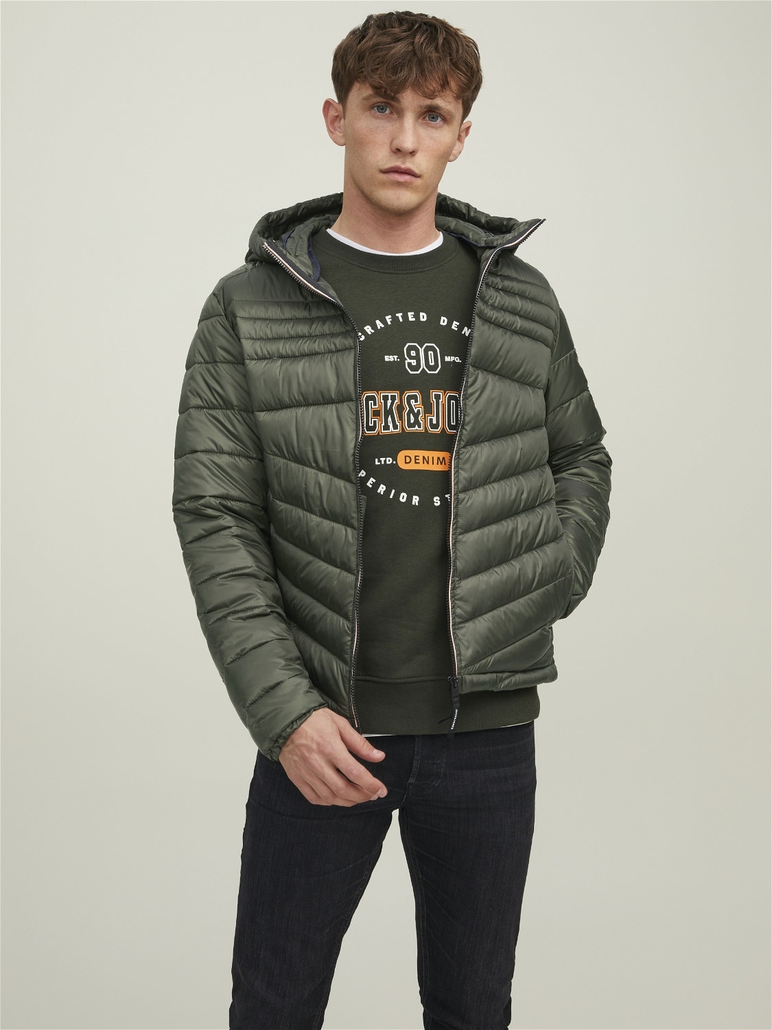 Jack & Jones Péřová bunda -Rosin - 12211785