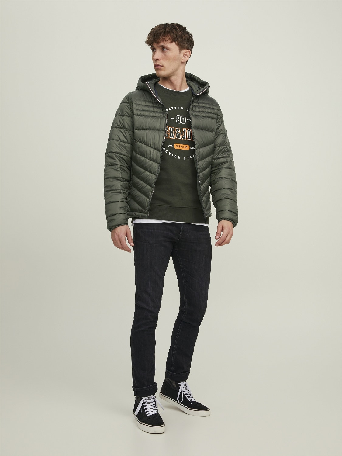 Jack & Jones Péřová bunda -Rosin - 12211785