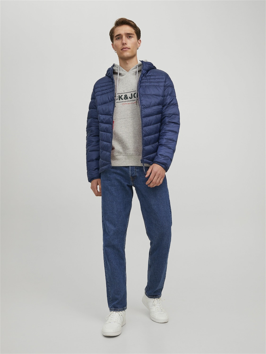 Jack & Jones Péřová bunda -Navy Blazer - 12211785