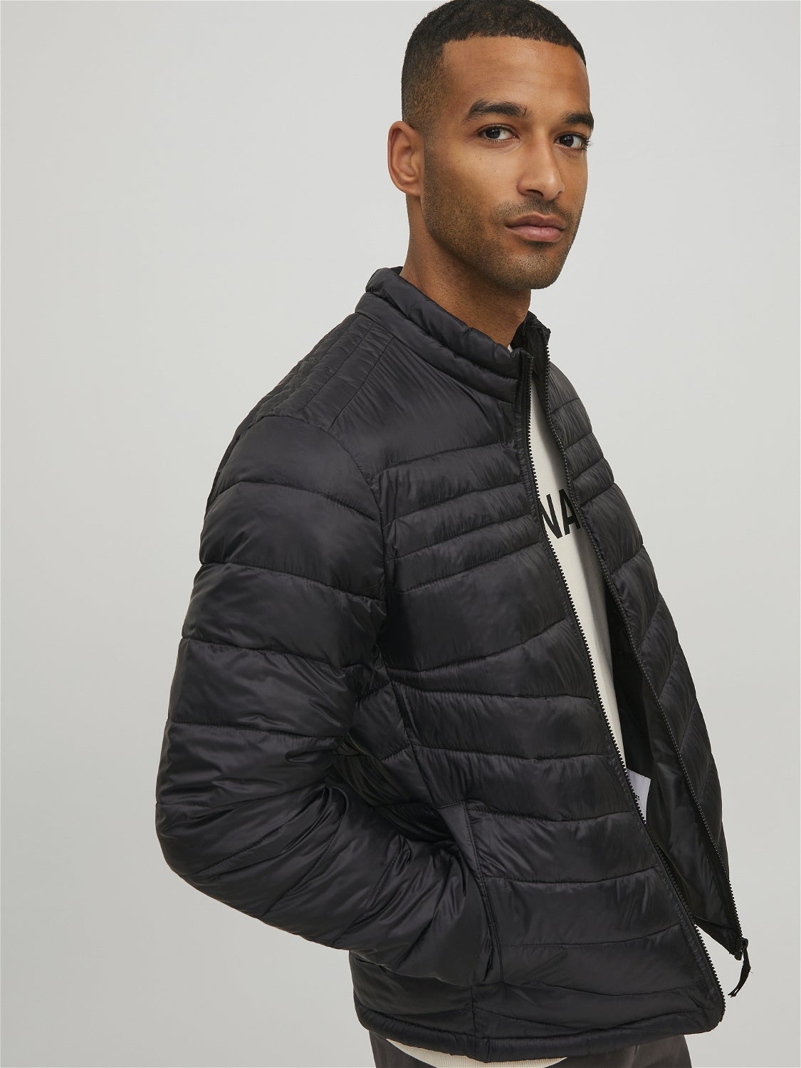 Blouson Noir Homme Jack & Jones Will Jacket Ot