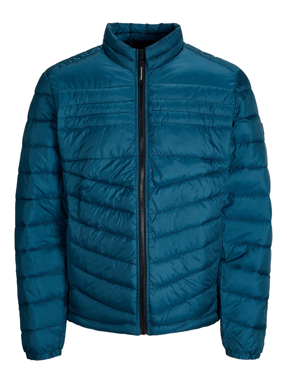 Jack & Jones Originals puffer jacket in blue cloud print