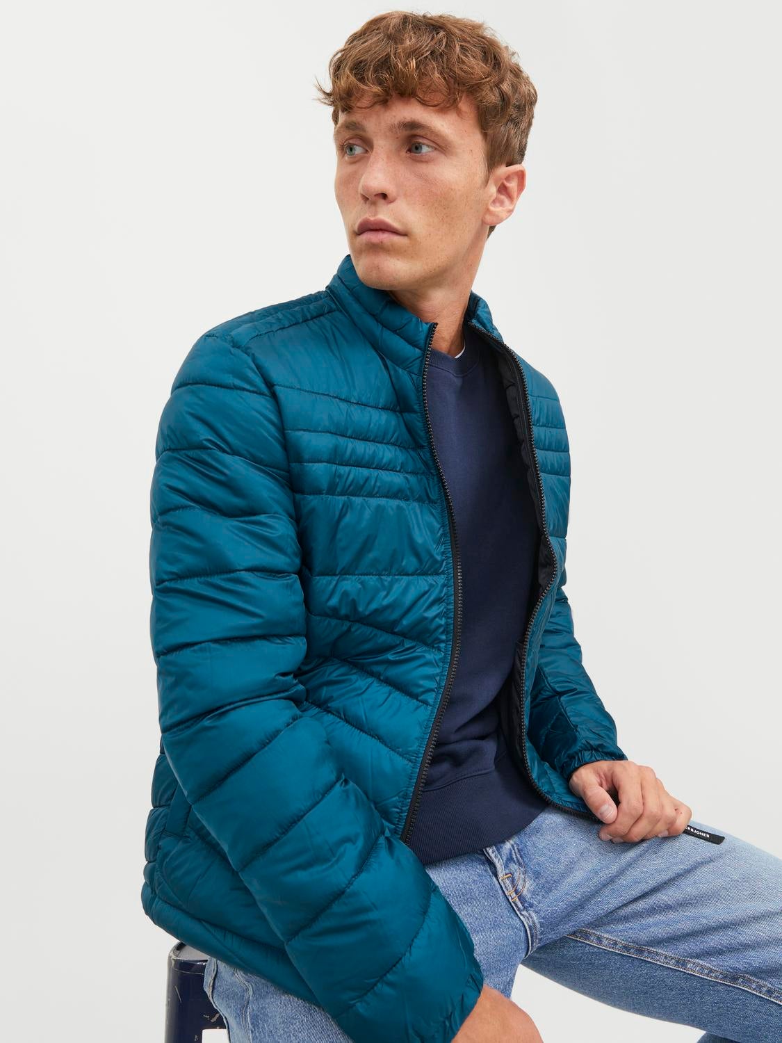 Turquoise puffer outlet jacket