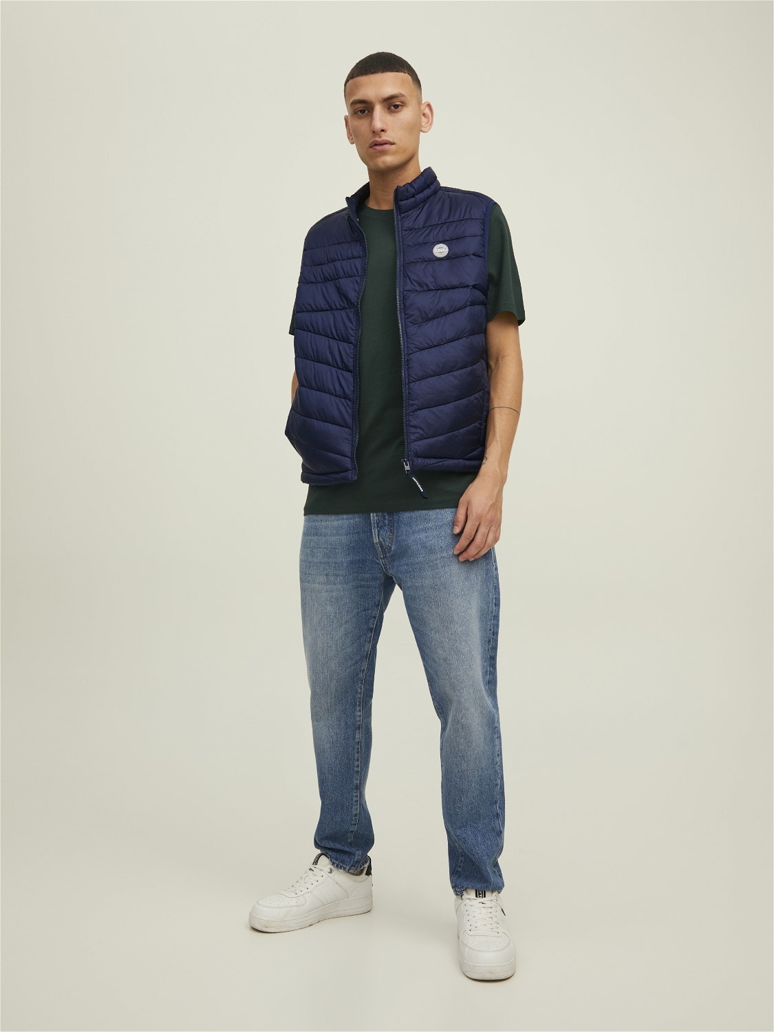 Jack & Jones Puffer gilet -Navy Blazer - 12211790