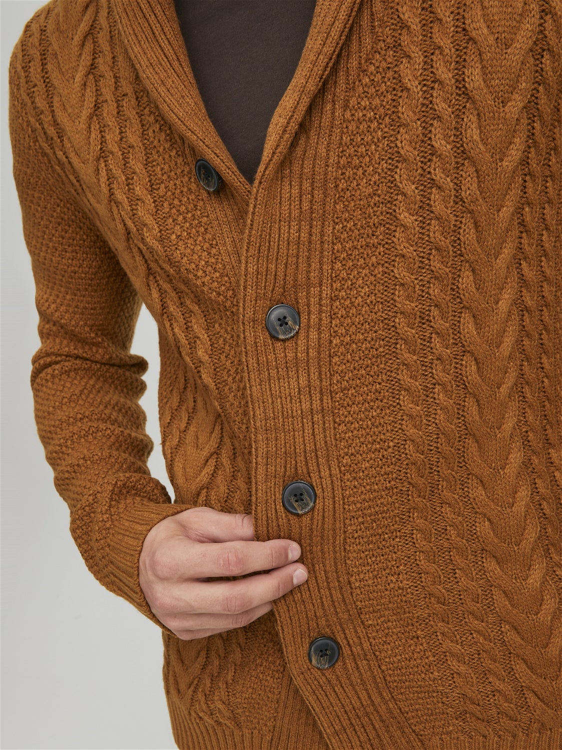 jack & jones shawl neck cardigan