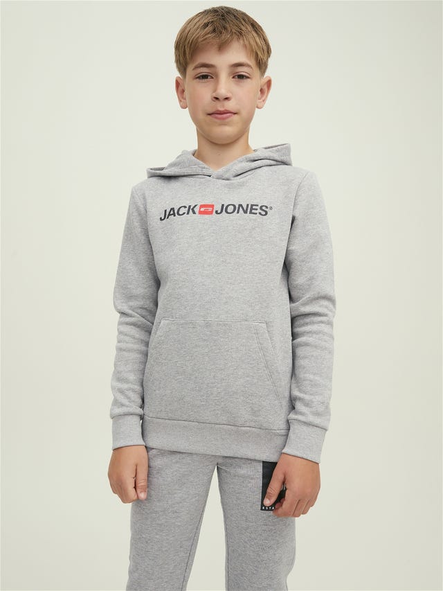 Jack & Jones Hoodie Logo Para meninos - 12212186