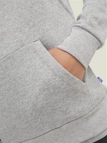 Jack & Jones Sweat à capuche Logo Pour les garçons -Light Grey Melange - 12212186