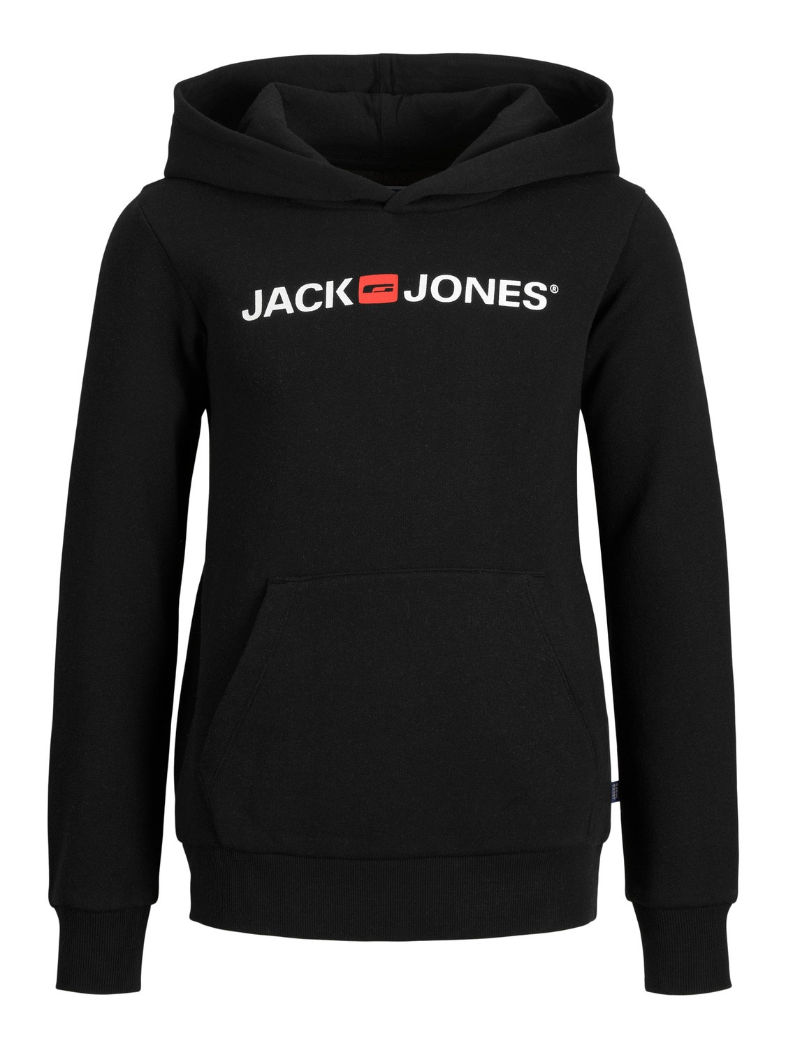 Jack & Jones Logo Hoodie Voor jongens -Black - 12212186