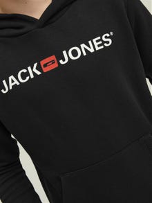 Jack & Jones Logo Hoodie Voor jongens -Black - 12212186