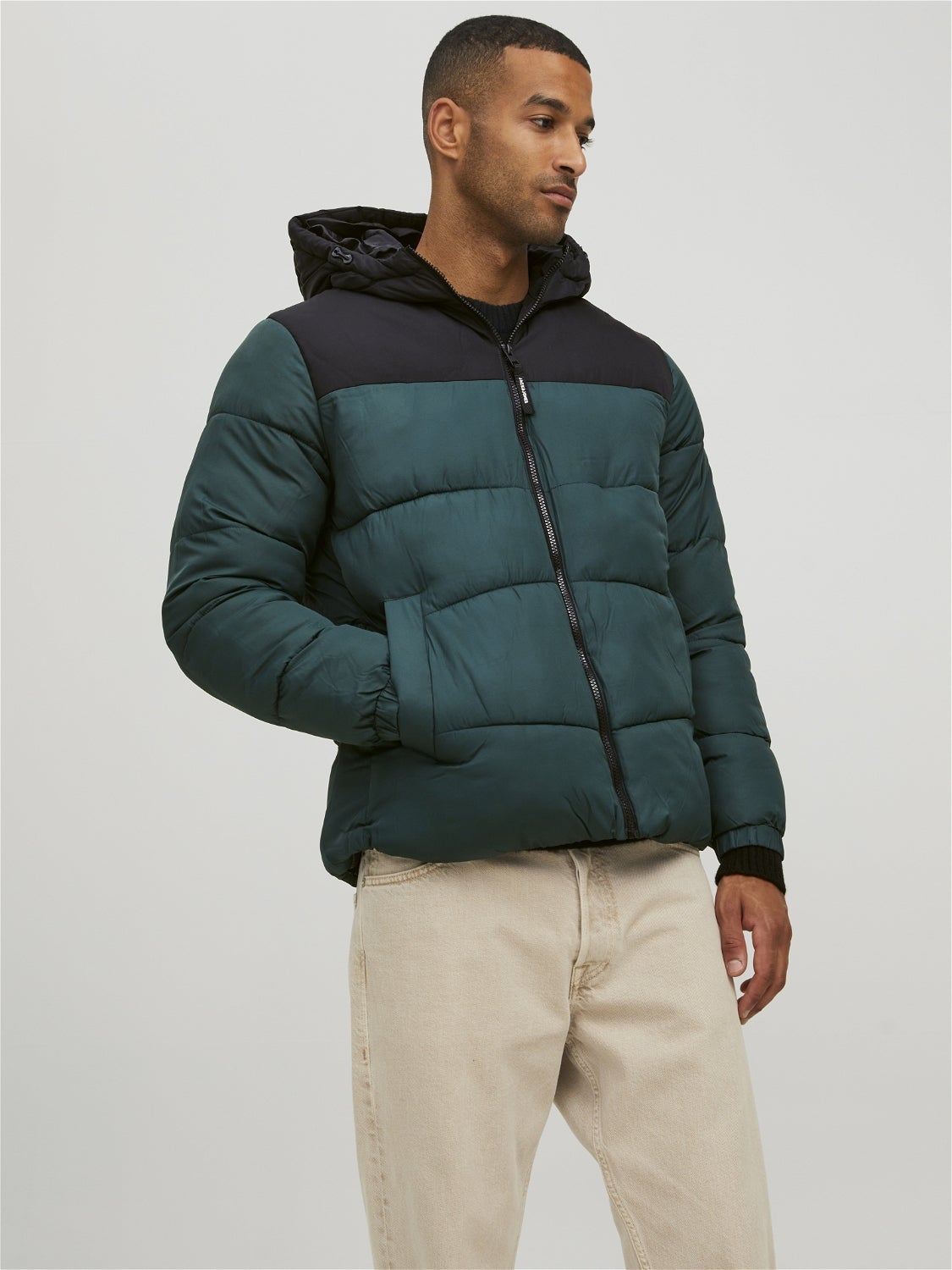 MEN FASHION Coats Casual discount 57% Jack & Jones Puffer jacket Gray M 