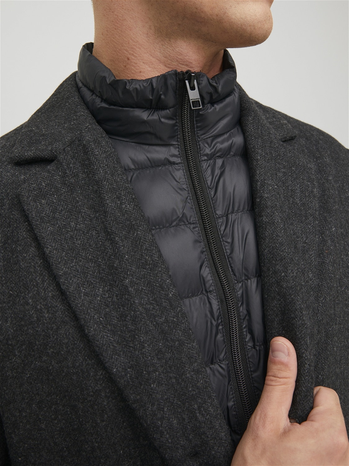 Jack & Jones Cappotto -Dark Grey - 12212262