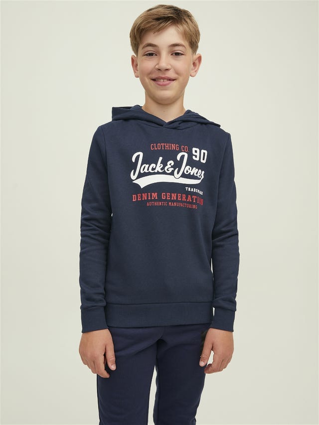 Jack & Jones Logo Hættetrøje Til drenge - 12212287