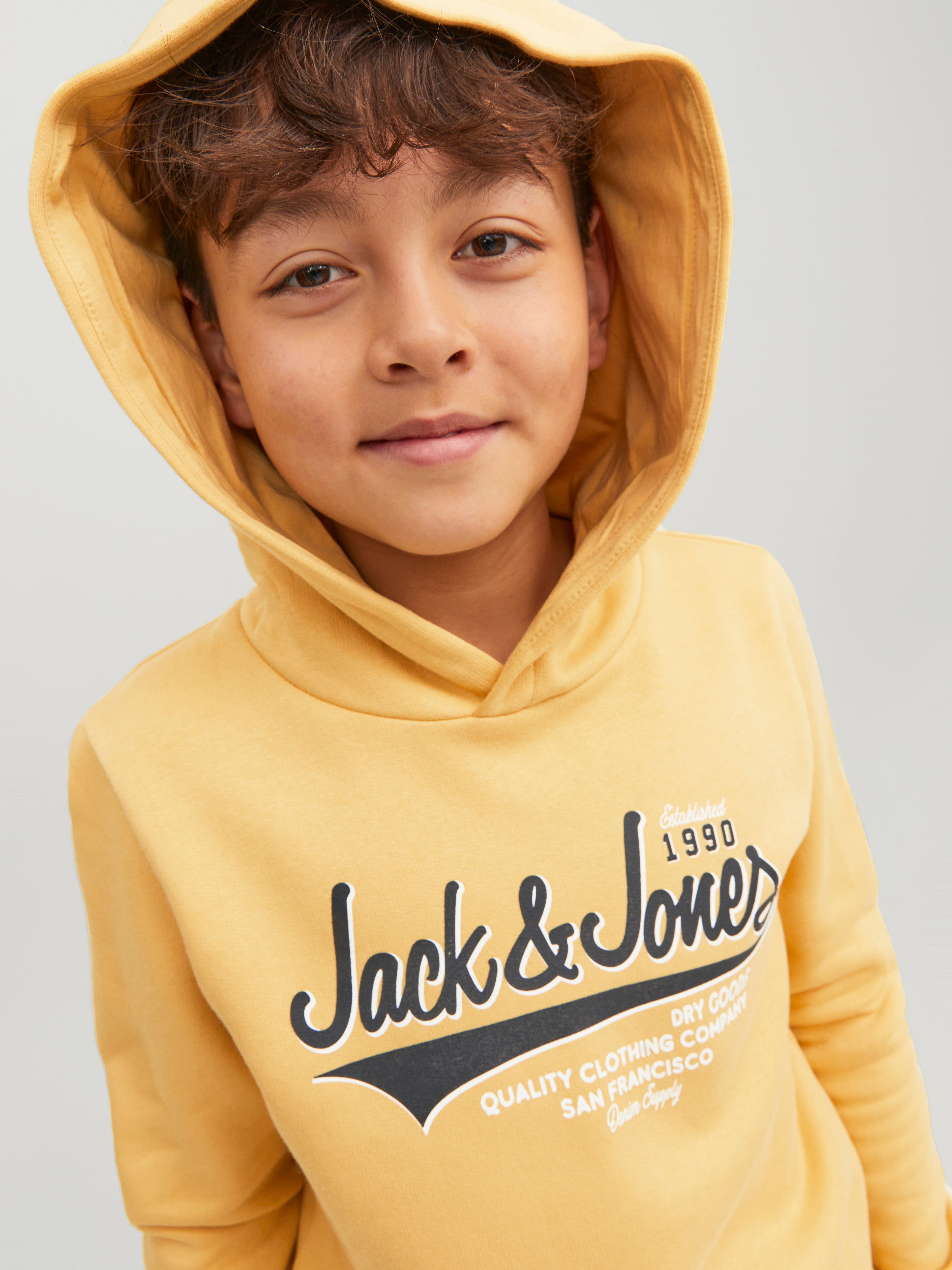 Jack and jones hot sale yellow hoodie