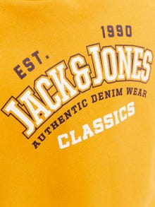 Jack & Jones Logo Hettegenser For gutter -Honey Gold - 12212287