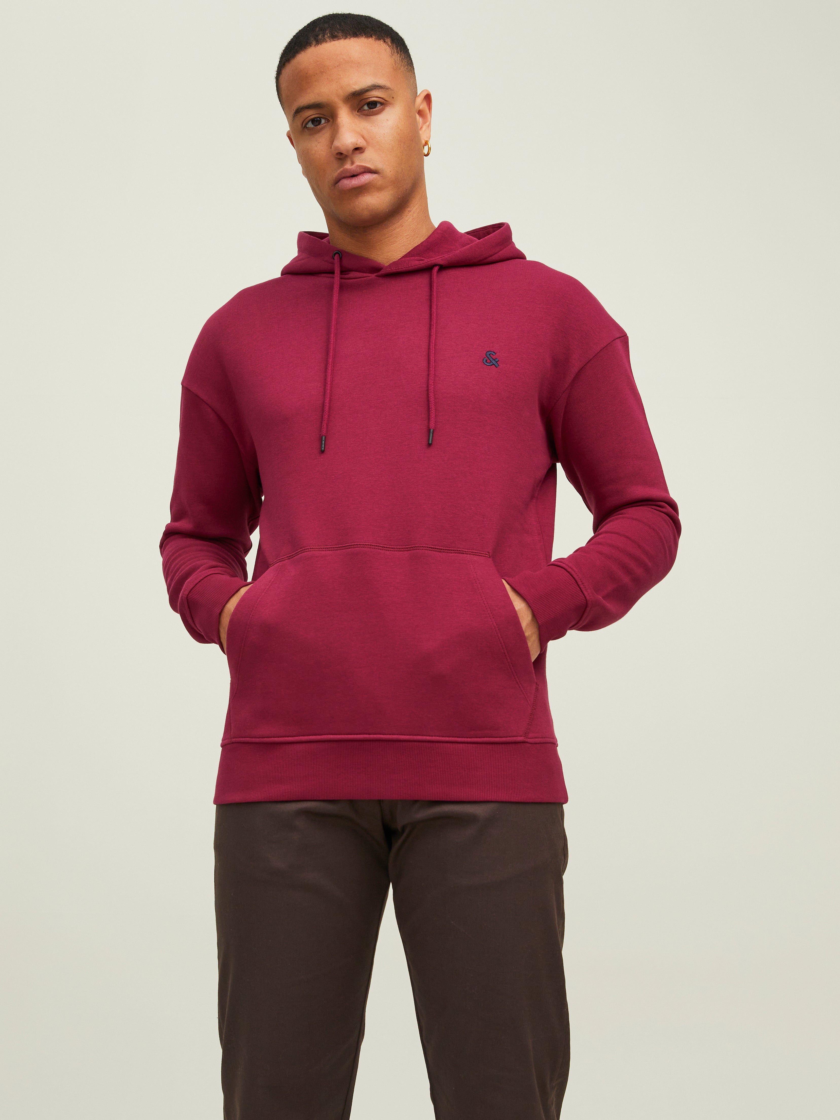 HERREN Pullovers & Sweatshirts Hoodie Rabatt 58 % Rot S Jack & Jones sweatshirt 