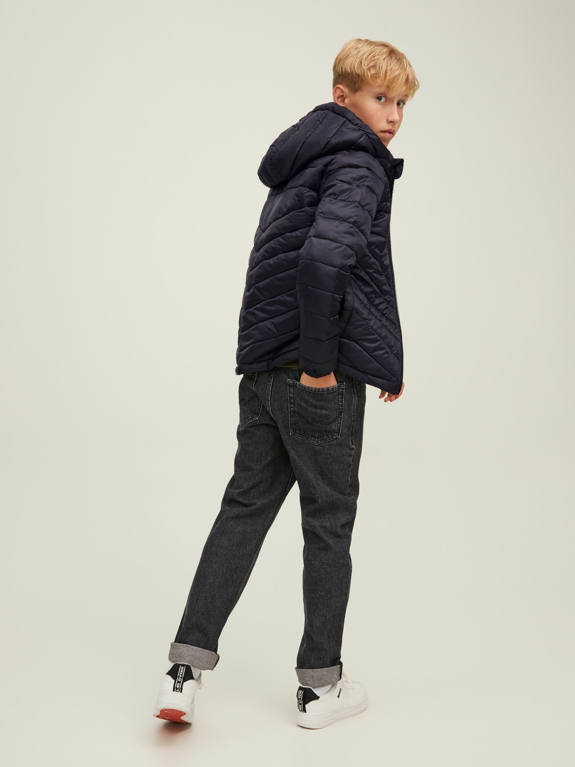 Jack & Jones Puhvis jope Junior -Black - 12212568