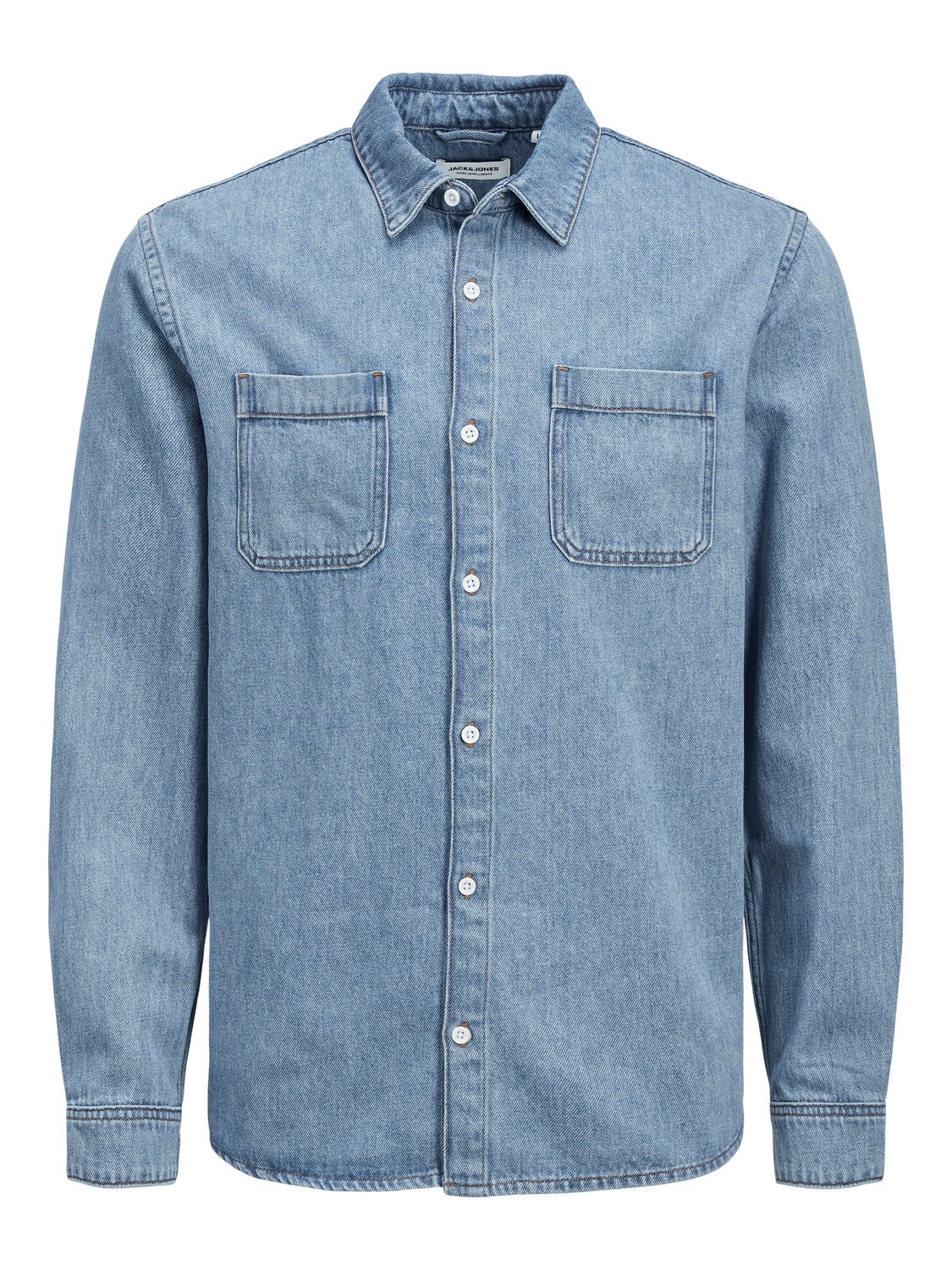 Jack & Jones Regular Fit Denimskjorta -Light Blue Denim - 12212806
