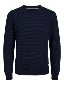 Jack & Jones Knitted pullover -Mood Indigo - 12212816