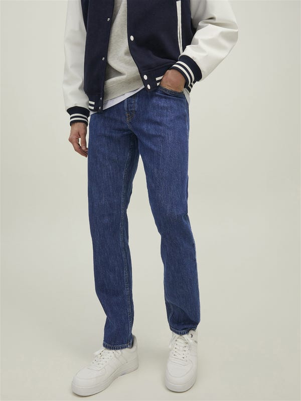 MIKE ORIGINAL JOS 697 Indigo Knit Comfort fit jeans | Black | Jack & Jones®