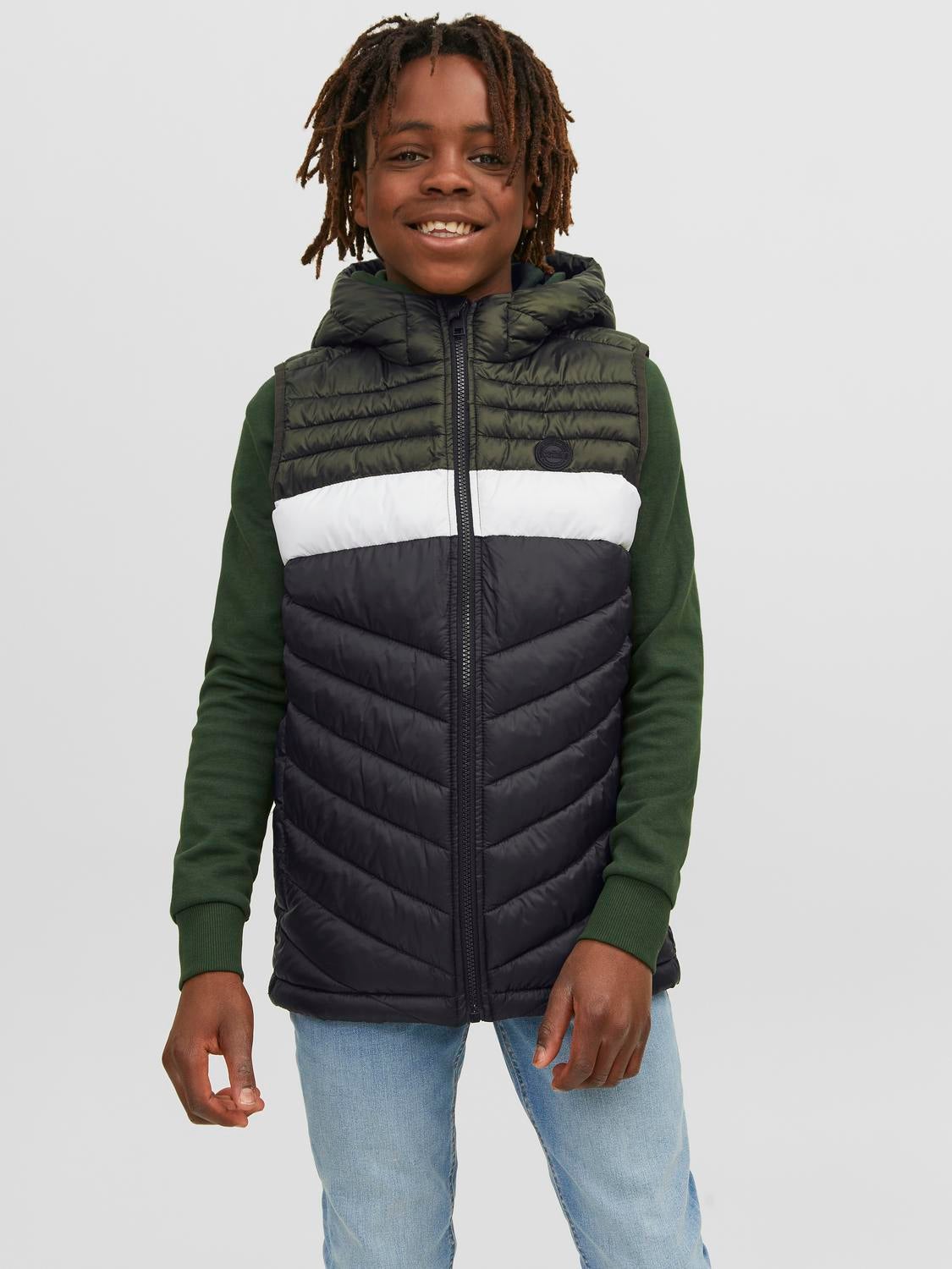 Gilet on sale jeans bambino