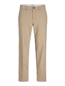 Jack & Jones Laisvas kirpimas Chino kelnės -Crockery - 12212936