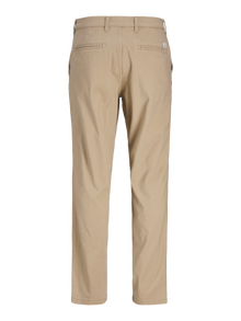 Jack & Jones Laisvas kirpimas Chino kelnės -Crockery - 12212936
