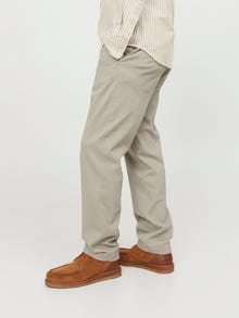 Jack & Jones Laisvas kirpimas Chino kelnės -Crockery - 12212936